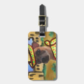 MEXIKANISCHES DORF GEPÄCKANHÄNGER (Vorderseite vertikal)