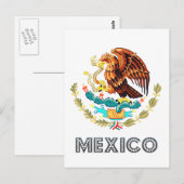 mexikanisches Emblem Postkarte (Vorne/Hinten)