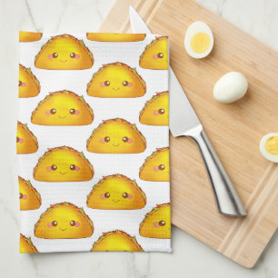 Mexikanisches Erdbeerriff - Hard Muschel Taco Geschirrtuch