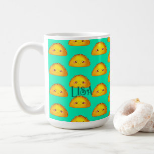 Mexikanisches Erdbeerriff - Hard Muschel Taco Kaffeetasse