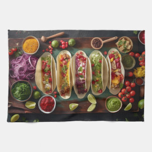 Mexikanisches Essen Geschirrtuch