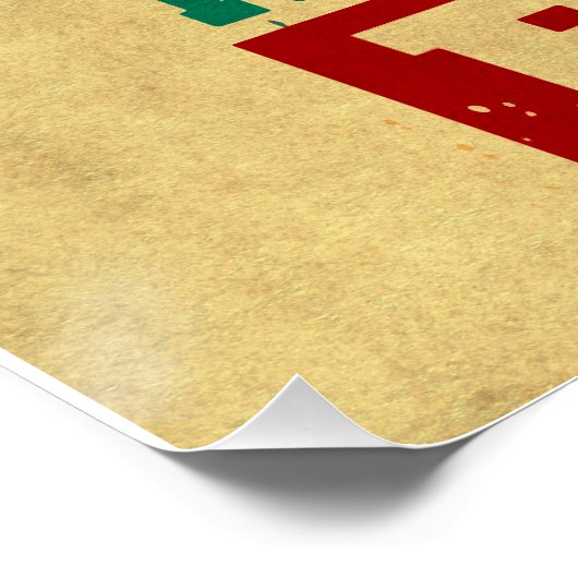 mexikanisches Essen Poster (Ecke)