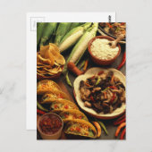 mexikanisches Essen Postkarte (Vorne/Hinten)