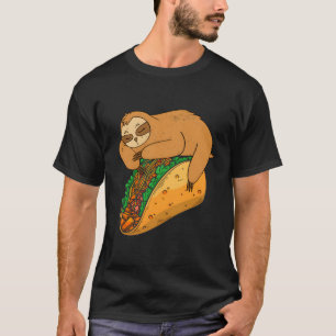 mexikanisches Essen Tacos Sloth Nachos Burritos T-Shirt