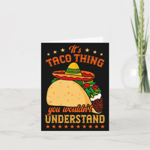 Mexikanisches Essen Tacos Taco-Liebhaber ein Taco- Karte