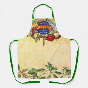 Mexikanisches Essen Vintage Südwestküche Schürze