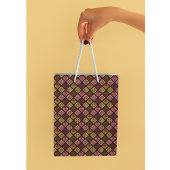 Mexikanisches farbiges Muster Dia de los Muertos Mittlere Geschenktüte