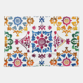 Mexikanisches farbiges Star Tile Geschirrtuch