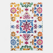 Mexikanisches farbiges Star Tile Geschirrtuch (Vertikal)