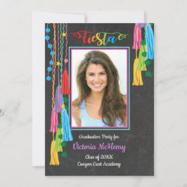 Mexikanisches Fiesta Abschluss Foto Einladung