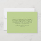 Mexikanisches Fiesta-Brautparty Dankeskarte (Rückseite)