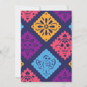 Mexikanisches Fiesta Brautparty Einladung (Rückseite)