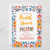 Mexikanisches Fiesta Brautparty Einladung (Vorderseite)