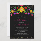 Mexikanisches Fiesta-Brautparty Einladung (Vorderseite)