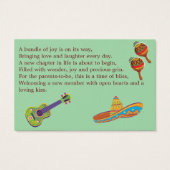 Mexikanisches Fiesta Charming Baby Dusche Windeln (Rückseite)