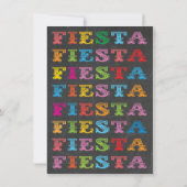 Mexikanisches Fiesta Cheers und Bier zum Geburtsta Einladung (Rückseite)