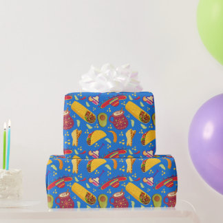 mexikanisches Fiesta Delight Wrapping Paper Geschenkpapier