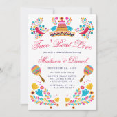 Mexikanisches Fiesta Floral Sombrero Probe Dinner Einladung (Vorderseite)