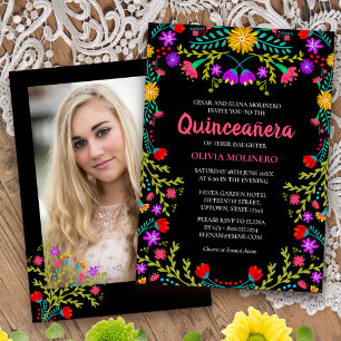 Mexikanisches Fiesta-Foto Einladung