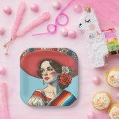 Mexikanisches Fiesta-Gastgeschenk Pappteller (Party)