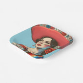 Mexikanisches Fiesta-Gastgeschenk Pappteller (Gewinkelt)