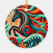 mexikanisches Fiesta Keramik Ornament (Vorne)