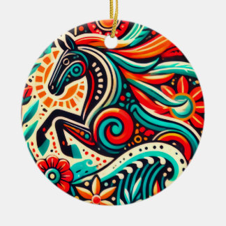 mexikanisches Fiesta Keramik Ornament