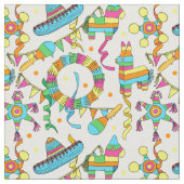 Mexikanisches Fiesta Kids Pinata Party Stoff (Nahaufnahme)