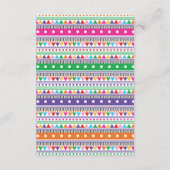 Mexikanisches Fiesta Little Senorita Baby Buchen Begleitkarte (Rückseite)