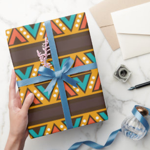 mexikanisches Fiesta-Muster-Party Geschenkpapier