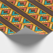 mexikanisches Fiesta-Muster-Party Geschenkpapier (Ecke)