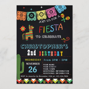 MEXIKANISCHES FIESTA-PARTY DER EINLADUNG
