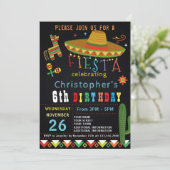 MEXIKANISCHES FIESTA-PARTY DER EINLADUNG (Stehend Vorderseite)