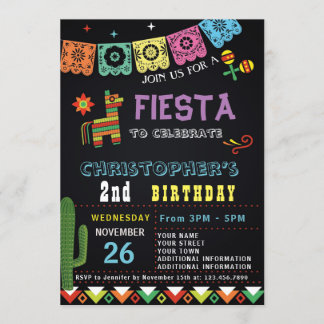 MEXIKANISCHES FIESTA-PARTY DER EINLADUNG