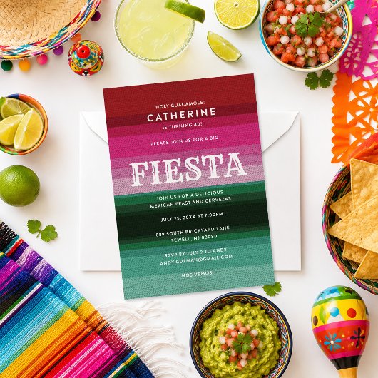 Mexikanisches Fiesta-Party Einladung
