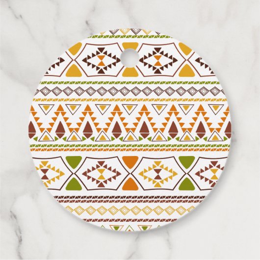 mexikanisches Fiesta-Party personalisierte Vorzüge Geschenkanhänger (Rückseite)