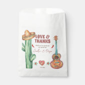 mexikanisches Fiesta-Party personalisierte Vorzüge Geschenktütchen (Vorderseite)