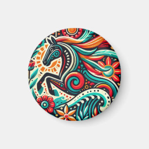 Mexikanisches Fiesta-Pferd Magnet