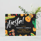 Mexikanisches Fiesta Probe Dinner Einladung (Stehend Vorderseite)