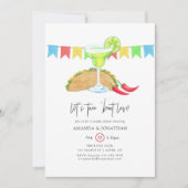 Mexikanisches Fiesta Taco 'bout Liebe Paare Dusche Einladung (Vorderseite)