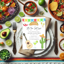 Mexikanisches Fiesta Taco 'bout Liebe Probe Dinner Einladung