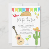 Mexikanisches Fiesta Taco 'bout Liebe Probe Dinner Einladung (Vorderseite)