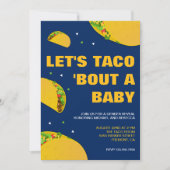 Mexikanisches Fiesta Taco Thema Gender Reveal Part Einladung (Vorderseite)