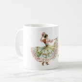 Mexikanisches Fiesta-Tanzkleid Kaffeetasse (Vorderseite Links)