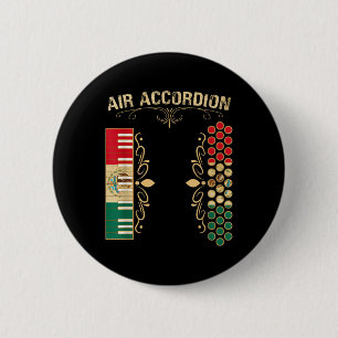 Mexikanisches Flag Vintag Air Accordion Shirt für Button