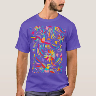 Mexikanisches Folklore-Muster T-Shirt
