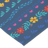 mexikanisches Folkloremuster Kurzer Tischläufer (Ecke)