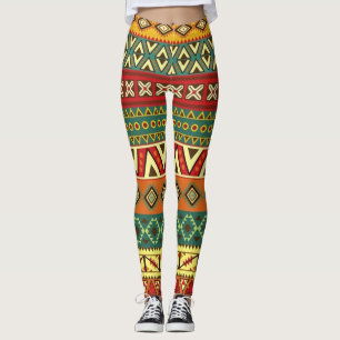 mexikanisches Folkloremuster Leggings