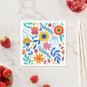 mexikanisches Folkloremuster Serviette (Beispiel)