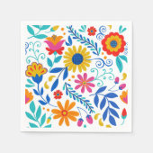 mexikanisches Folkloremuster Serviette (Vorderseite)